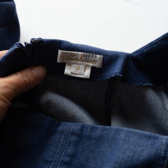 Shoshanna Denim Candelaria Dress - Size 0 - Picture 6 of 7